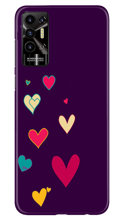 Purple Background Mobile Back Case for Tecno Pova 2 (Design - 107) Purple Background Case for Tecno Pova 2 (Design - 107)