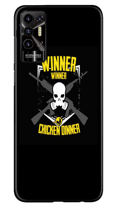 Winner Winner Chicken Dinner Mobile Back Case for Tecno Pova 2 (Design - 147) Winner Winner Chicken Dinner Case for Tecno Pova 2 (Design - 147)