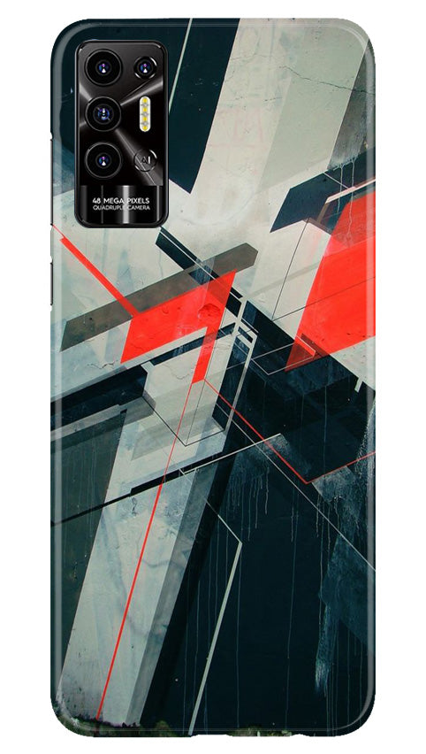 Modern Art Mobile Back Case for Tecno Pova 2 (Design - 199) Modern Art Case for Tecno Pova 2 (Design No. 199)
