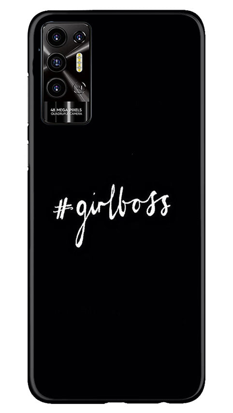 Like a Girl Boss Mobile Back Case for Tecno Pova 2 (Design - 234) Like a Girl Boss Case for Tecno Pova 2 (Design No. 234)