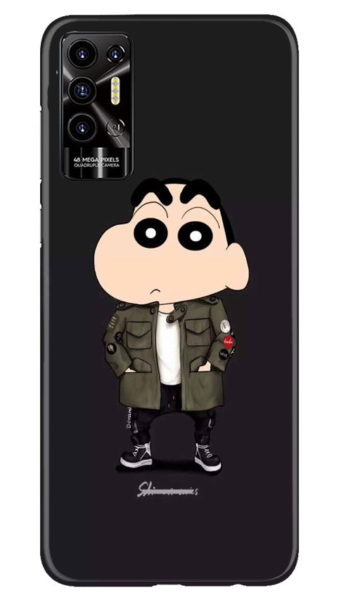 Shin Chan Mobile Back Case for Tecno Pova 2 (Design - 349)