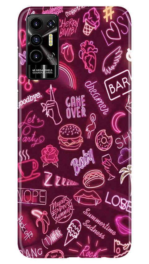 Party Theme Mobile Back Case for Tecno Pova 2 (Design - 350) Party Theme Mobile Back Case for Tecno Pova 2 (Design - 350)