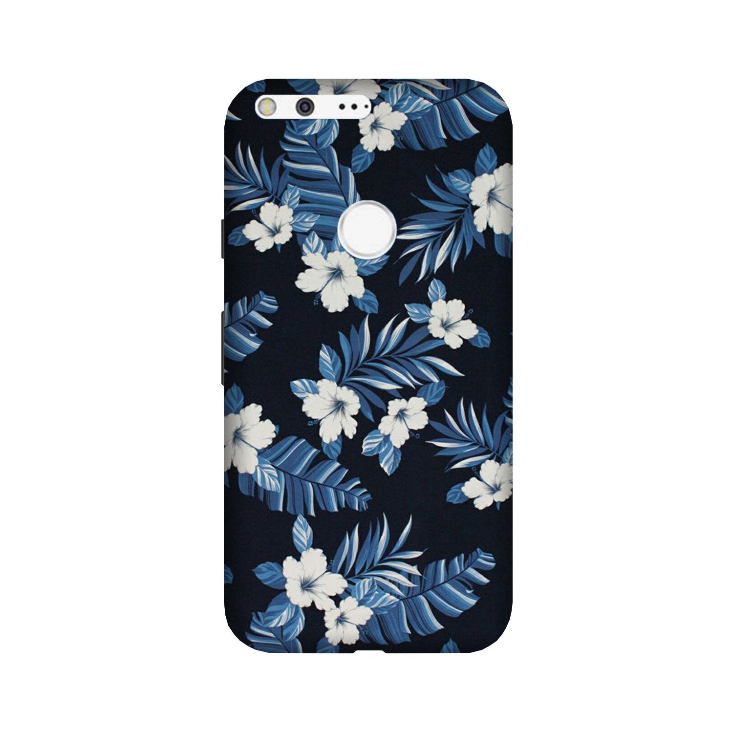 White flowers Blue Background2 Case for Google Pixel XL White flowers Blue Background2 Case for Google Pixel XL