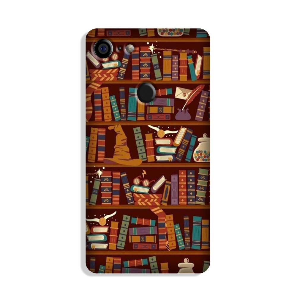 Book Shelf Mobile Back Case for Google Pixel 3 Xl (Design - 390) Book Shelf Mobile Back Case for Google Pixel 3 Xl (Design - 390)
