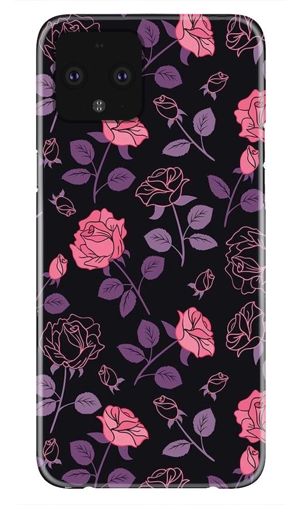 Rose Black Background Mobile Back Case for Google Pixel 4 XL (Design - 27) Rose Black Background Case for Google Pixel 4 XL