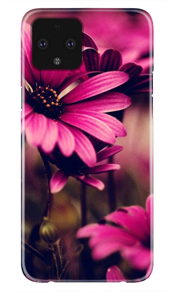 Purple Daisy Mobile Back Case for Google Pixel 4 XL (Design - 65) Purple Daisy Case for Google Pixel 4 XL