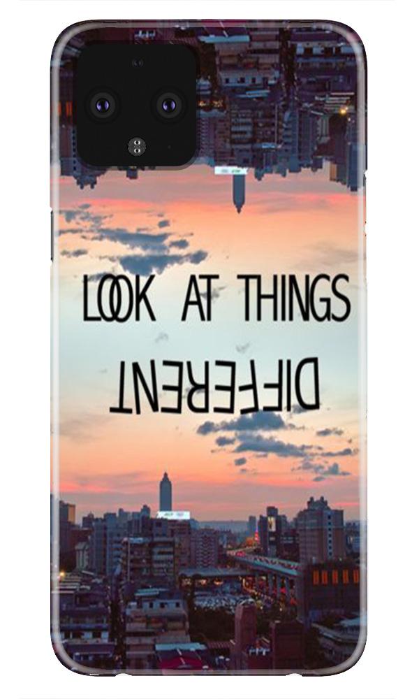 Look at things different Mobile Back Case for Google Pixel 4 XL (Design - 99) Look at things different Case for Google Pixel 4 XL