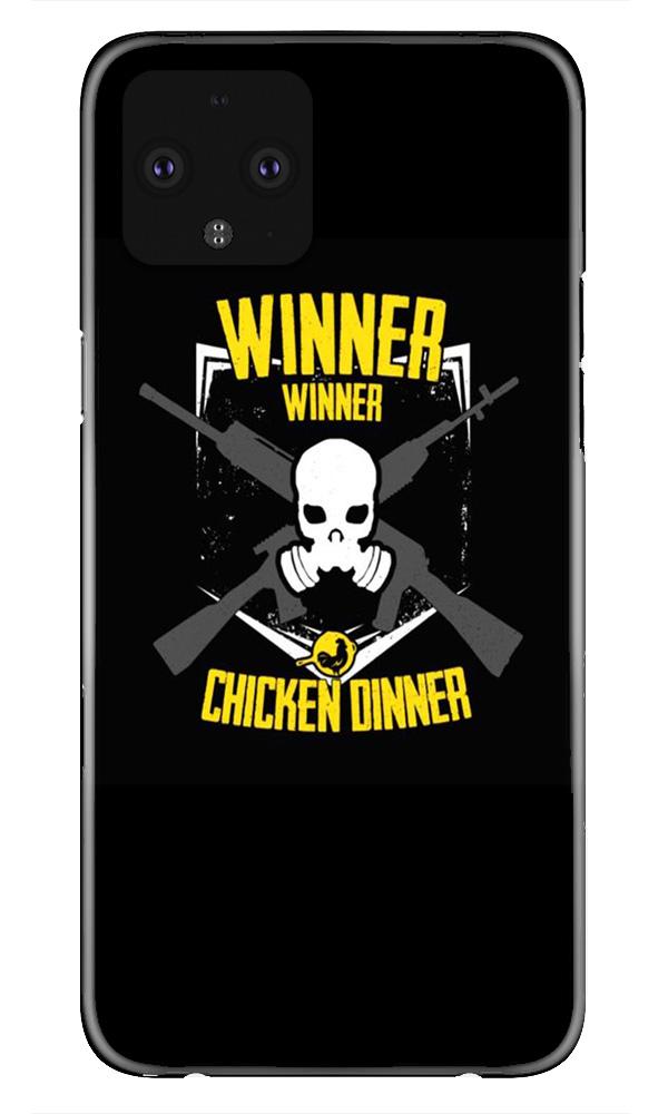 Winner Winner Chicken Dinner Mobile Back Case for Google Pixel 4 XL (Design - 178) Winner Winner Chicken Dinner Case for Google Pixel 4 XL (Design - 178)