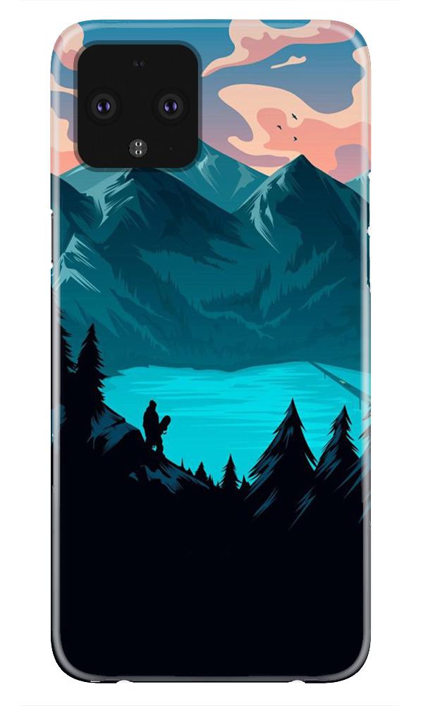 Mountains Mobile Back Case for Google Pixel 4 XL (Design - 186) Mountains Case for Google Pixel 4 XL (Design - 186)
