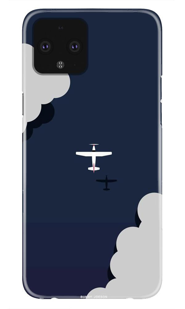 Clouds Plane Case for Google Pixel 4 (Design - 196) Clouds Plane Case for Google Pixel 4 (Design - 196)
