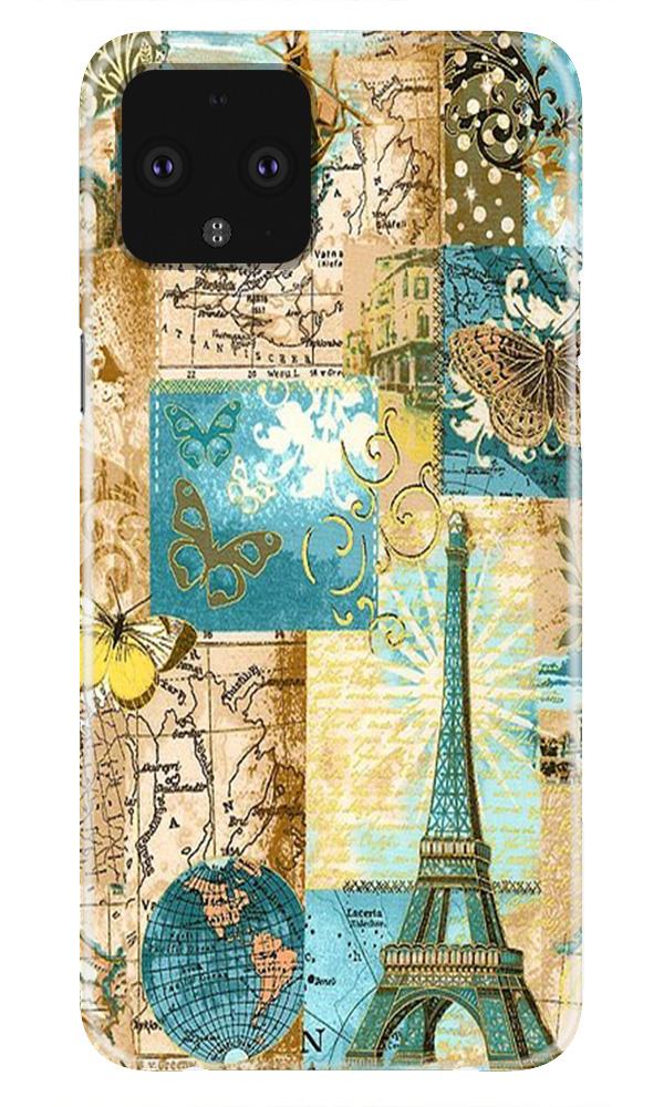 Travel Eiffel Tower Mobile Back Case for Google Pixel 4 XL (Design - 206) Travel Eiffel Tower Case for Google Pixel 4 XL (Design No. 206)