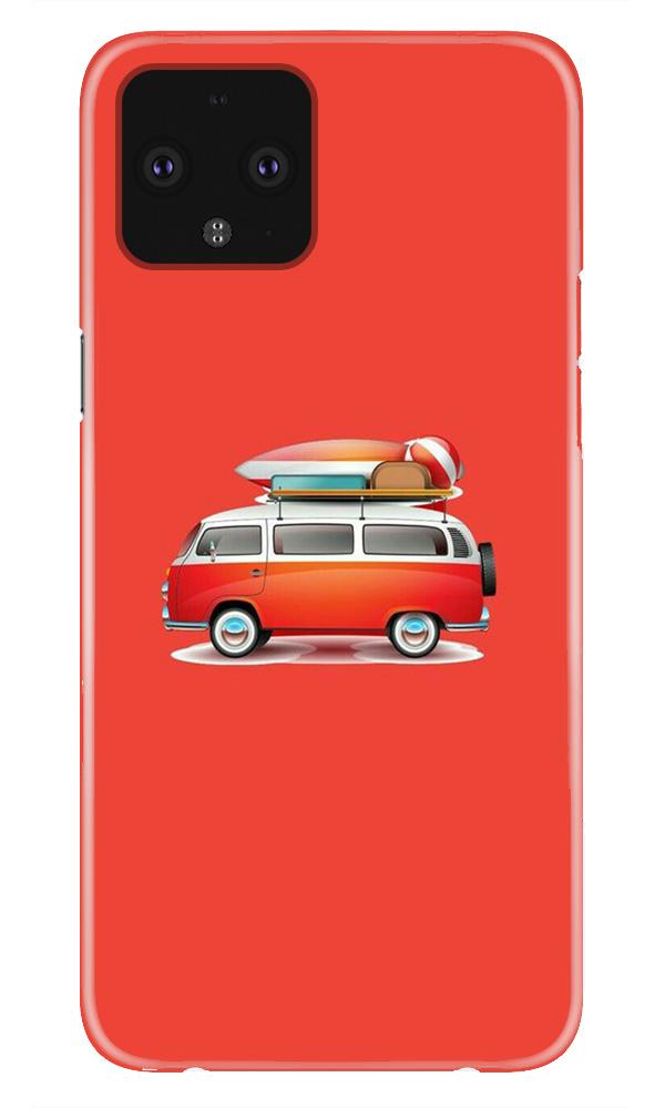 Travel Bus Mobile Back Case for Google Pixel 4 XL (Design - 258) Travel Bus Case for Google Pixel 4 XL (Design No. 258)