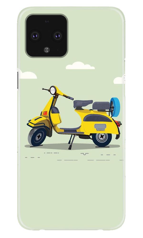 Vintage Scooter Mobile Back Case for Google Pixel 4 XL (Design - 260) Vintage Scooter Case for Google Pixel 4 XL (Design No. 260)