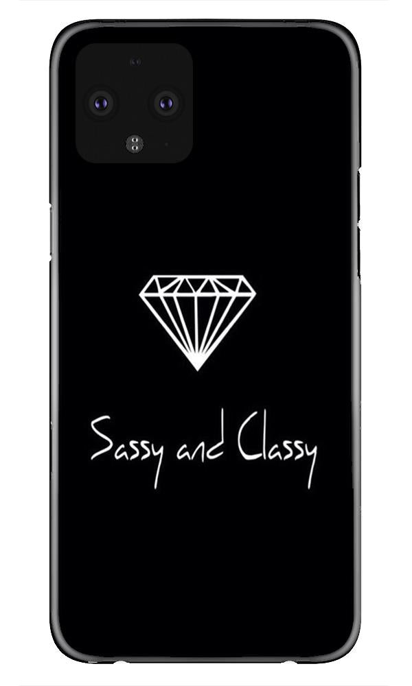 Sassy and Classy Mobile Back Case for Google Pixel 4 XL (Design - 264) Sassy and Classy Case for Google Pixel 4 XL (Design No. 264)