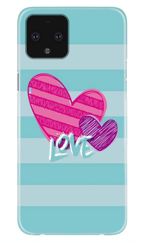 Love Mobile Back Case for Google Pixel 4 XL (Design - 299) Love Case for Google Pixel 4 XL (Design No. 299)