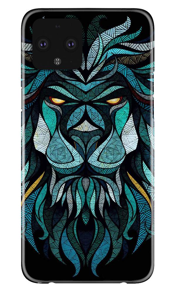 Lion Mobile Back Case for Google Pixel 4 (Design - 314) Lion Mobile Back Case for Google Pixel 4 (Design - 314)