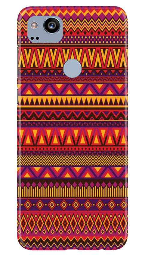 Zigzag line pattern2 Mobile Back Case for Google Pixel 2 (Design - 10) Zigzag line pattern2 Case for Google Pixel 2