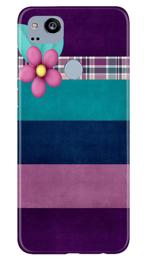 Purple Blue Mobile Back Case for Google Pixel 2 (Design - 37) Purple Blue Case for Google Pixel 2
