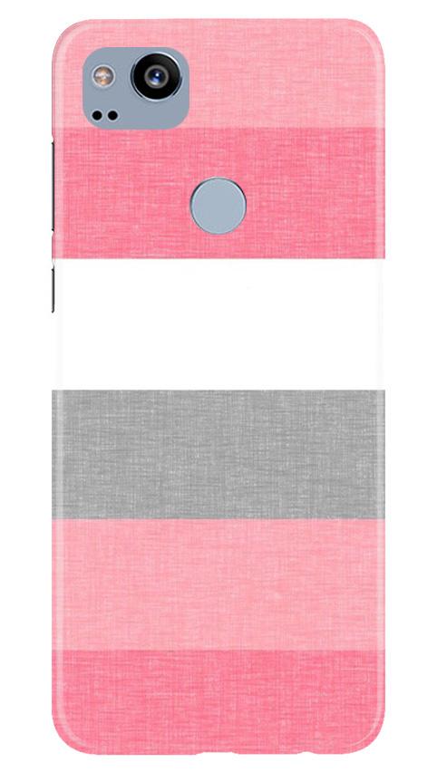 Pink white pattern Mobile Back Case for Google Pixel 2 (Design - 55) Pink white pattern Case for Google Pixel 2
