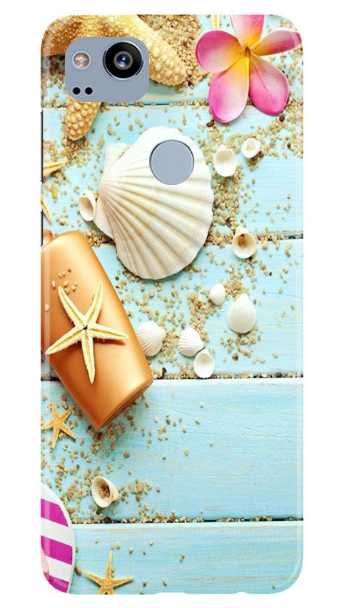 Sea Shells Mobile Back Case for Google Pixel 2 (Design - 63) Sea Shells Case for Google Pixel 2