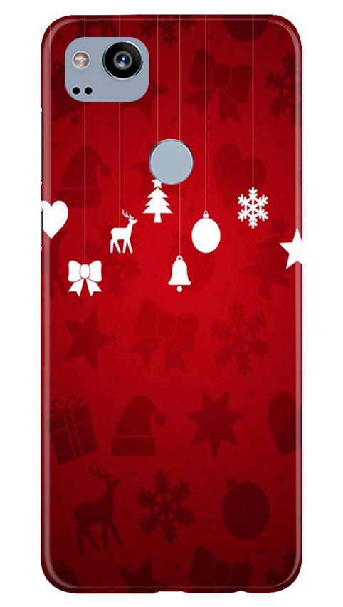 Christmas Mobile Back Case for Google Pixel 2 (Design - 78) Christmas Case for Google Pixel 2