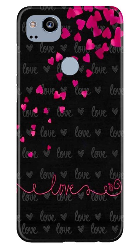 Love in Air Mobile Back Case for Google Pixel 2 (Design - 89) Love in Air Case for Google Pixel 2