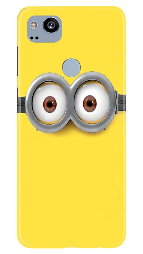 Minions Mobile Back Case for Google Pixel 2 (Design - 128) Minions Case for Google Pixel 2 (Design - 128)