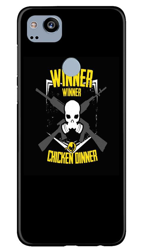 Winner Winner Chicken Dinner Mobile Back Case for Google Pixel 2 (Design - 178) Winner Winner Chicken Dinner Case for Google Pixel 2 (Design - 178)