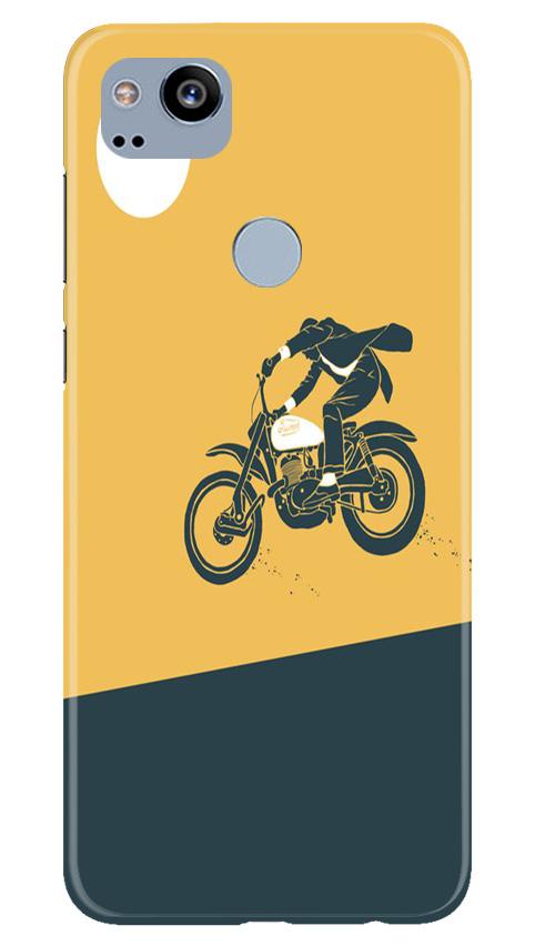 Bike Lovers Mobile Back Case for Google Pixel 2 (Design - 256) Bike Lovers Case for Google Pixel 2 (Design No. 256)