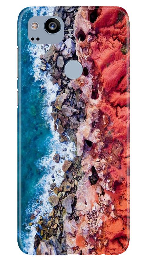 Sea Shore Mobile Back Case for Google Pixel 2 (Design - 273) Sea Shore Case for Google Pixel 2 (Design No. 273)