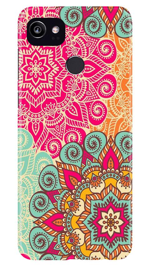 Rangoli art Mobile Back Case for Google Pixel 2 XL (Design - 6) Rangoli art Case for Google Pixel 2 XL