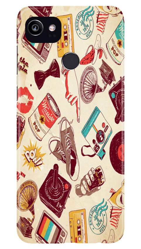 Vintage Mobile Back Case for Google Pixel 2 XL (Design - 35) Vintage Case for Google Pixel 2 XL