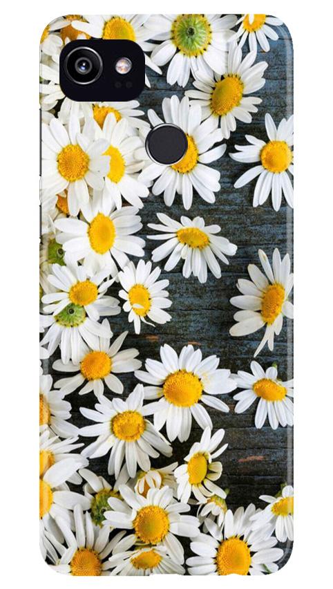 White flowers2 Mobile Back Case for Google Pixel 2 XL (Design - 62) White flowers2 Case for Google Pixel 2 XL
