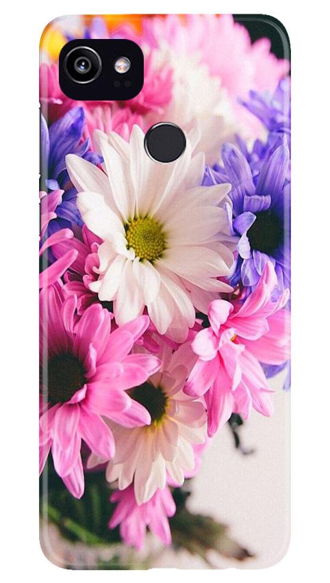 Coloful Daisy Mobile Back Case for Google Pixel 2 XL (Design - 73) Coloful Daisy Case for Google Pixel 2 XL