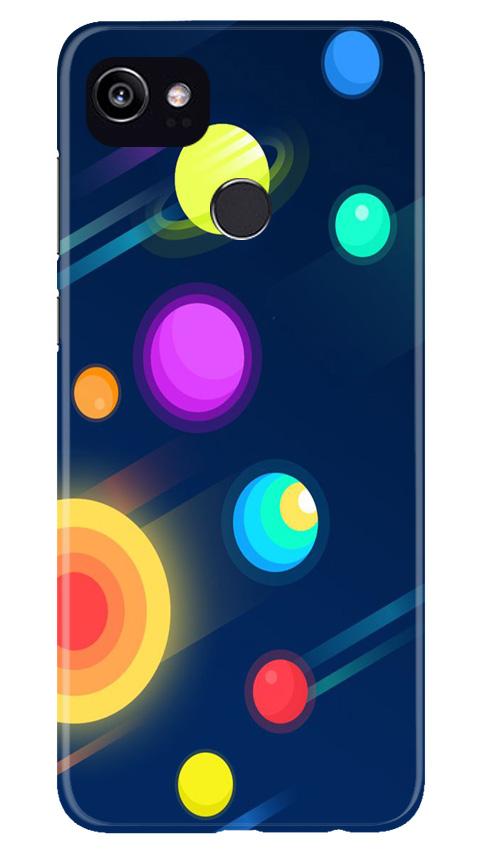 Solar Planet Mobile Back Case for Google Pixel 2 XL (Design - 197) Solar Planet Case for Google Pixel 2 XL (Design - 197)