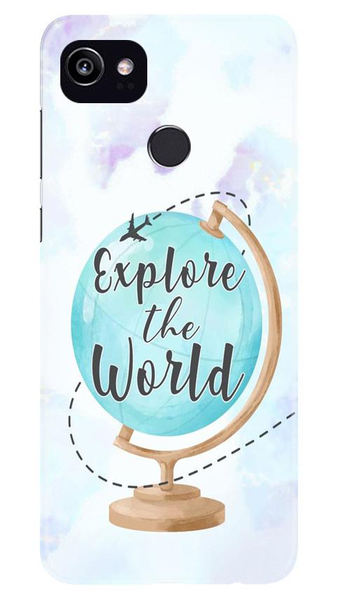 Explore the World Mobile Back Case for Google Pixel 2 XL (Design - 207) Explore the World Case for Google Pixel 2 XL (Design No. 207)