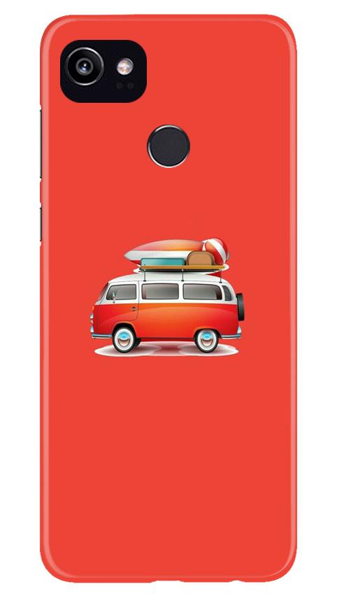 Travel Bus Mobile Back Case for Google Pixel 2 XL (Design - 258) Travel Bus Case for Google Pixel 2 XL (Design No. 258)