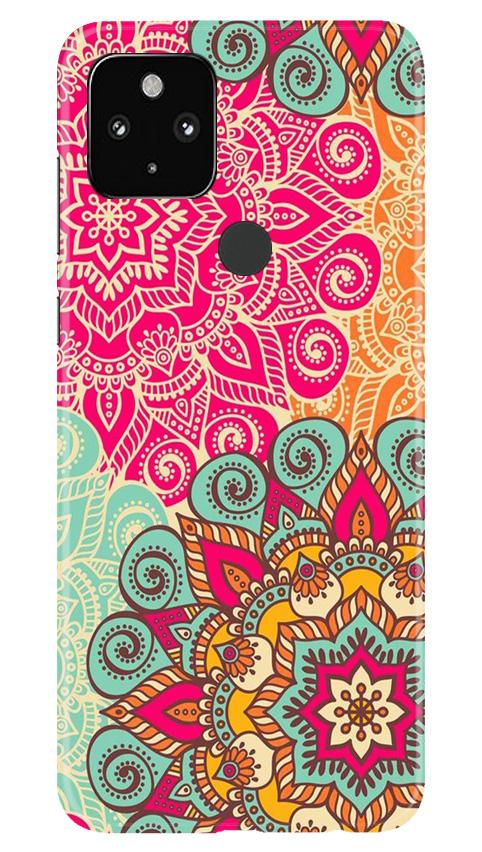 Rangoli art Mobile Back Case for Google Pixel 4a (Design - 6) Rangoli art Case for Google Pixel 4a