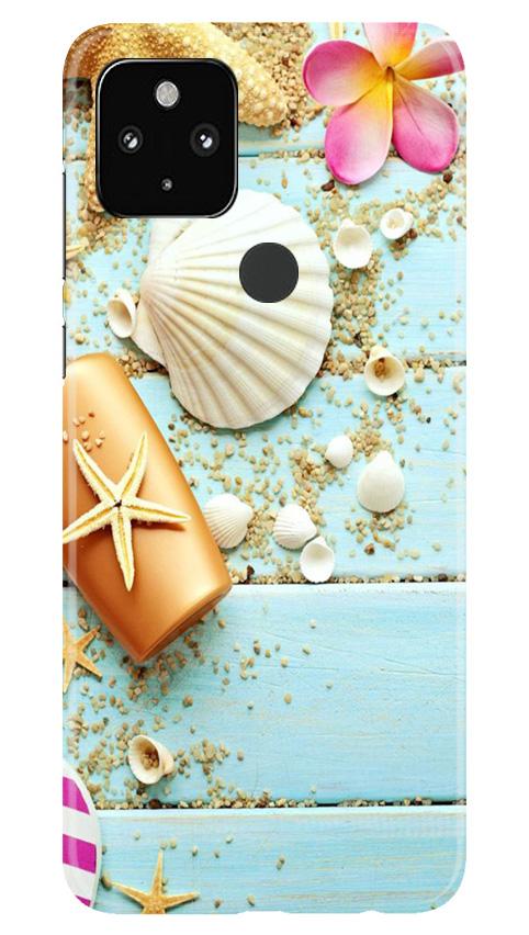Sea Shells Mobile Back Case for Google Pixel 4a (Design - 63) Sea Shells Case for Google Pixel 4a