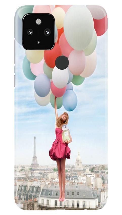Girl with Baloon Mobile Back Case for Google Pixel 4a (Design - 84) Girl with Baloon Case for Google Pixel 4a
