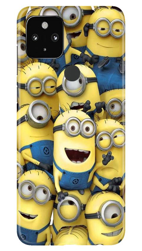 Minions Mobile Back Case for Google Pixel 4a (Design - 127) Minions Case for Google Pixel 4a (Design - 127)