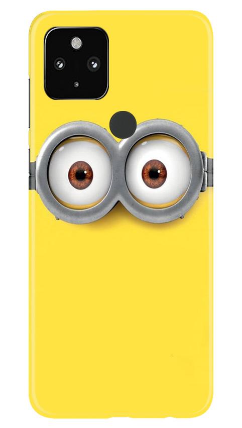 Minions Mobile Back Case for Google Pixel 4a (Design - 128) Minions Case for Google Pixel 4a (Design - 128)