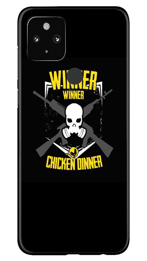 Winner Winner Chicken Dinner Mobile Back Case for Google Pixel 4a (Design - 178) Winner Winner Chicken Dinner Case for Google Pixel 4a (Design - 178)