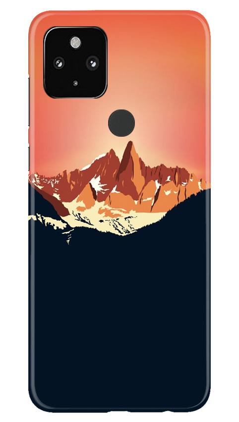 Mountains Mobile Back Case for Google Pixel 4a (Design - 227) Mountains Case for Google Pixel 4a (Design No. 227)