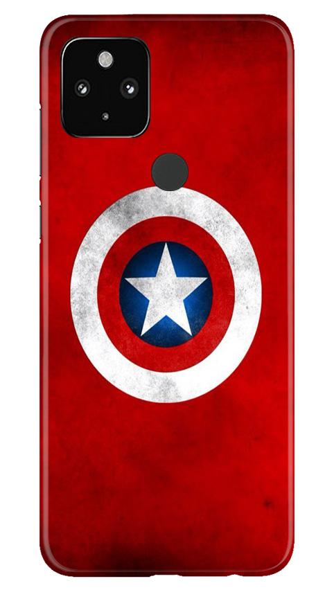 Captain America Mobile Back Case for Google Pixel 4a (Design - 249) Captain America Case for Google Pixel 4a (Design No. 249)