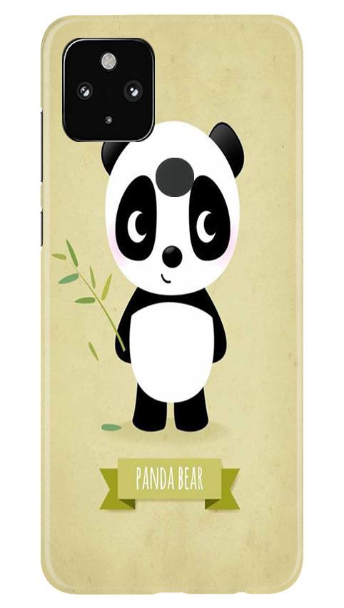 Panda Bear Mobile Back Case for Google Pixel 4a (Design - 317) Panda Bear Mobile Back Case for Google Pixel 4a (Design - 317)