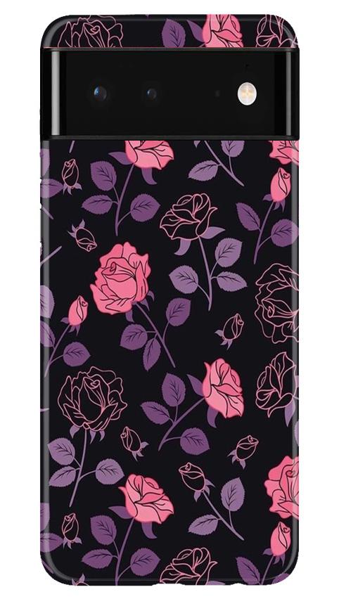 Rose Pattern Mobile Back Case for Google Pixel 6 (Design - 2) Rose Pattern Case for Google Pixel 6