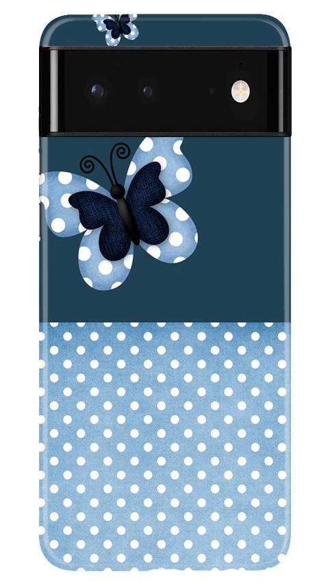 White dots Butterfly Mobile Back Case for Google Pixel 6 Pro (Design - 31) White dots Butterfly Case for Google Pixel 6 Pro