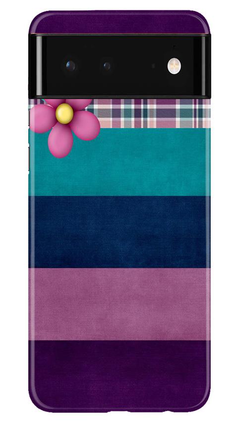 Purple Blue Mobile Back Case for Google Pixel 6 (Design - 37) Purple Blue Case for Google Pixel 6