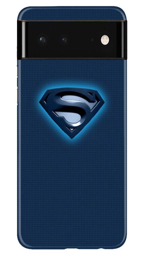 Superman Superhero Mobile Back Case for Google Pixel 6 (Design - 117) Superman Superhero Case for Google Pixel 6 (Design - 117)
